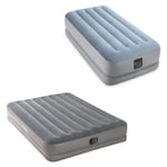 Intex - Matelas Airbed Flex 2 pl avec Matelas Airbed comfort électrique 1 pl