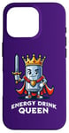 iPhone 16 Pro Energy Drink Queen Funny Can of Energy Drink Case