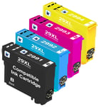 Non-OEM 29XL Ink Cartridges fits For Epson XP352 XP452 XP455 XP257 XP-355 XP255