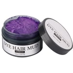 Hair Dye Mud Home Hair Coloring Wax Dyeing Cream Styling Tool Purple FST