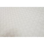 Soleil d'ocre, sous Nappe uni Rectangle, PVC, Blanc, 140x240 cm