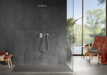 Receveur de douche 80 x 180 x 4 cm, Quaryl, anthracite, Villeroy & Boch Squaro Infinity