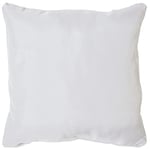 douceur d'intérieur, Coussin (60 x 60 cm) Essentiel Blanc, Polyester