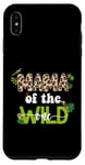 iPhone XS Max Mom of the Wild One Jungle Birthday Zoo Safari Wild Birds Case