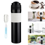 350ML French Coffee Presse Travel Mugs Quick Brew Tea Maker Bottle UK Portable