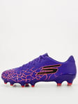 Skechers Mens Skx_01 Gold Firm Ground Football Boots -Purple/Black, Purple, Size 6, Men