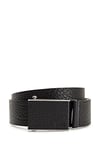 BOSS Mens Semmy-SP Sz40 Grained-leather belt with quick-release buckle