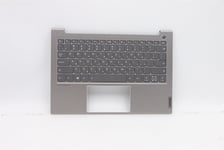 Lenovo ThinkBook 13s G2 ITL Keyboard Palmrest Top Cover Hebrew Grey 5CB1B02452