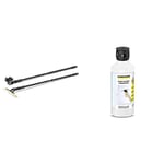 Kärcher Window Vacuum Extension Set, Black, 150 x 250 x 1170 & 500 ml Glass Cleaning Concentrate for Window Vac
