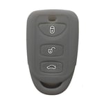 HJPOQZ Housse de Protection pour clé en Silicone de Voiture, adaptée aux Accessoires Auto Hyundai Sonata NFC Santafe 3 Boutons