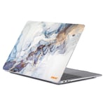 Enkay Marble Case (Macbook Pro 16 (2021-2023)) - Hvid/blå