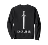 Excalibur The Legendary Sword in the Stone of King Arthur Sweatshirt