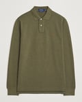 Polo Ralph Lauren Custom Slim Fit Long Sleeve Polo Service Green