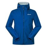 Berghaus Men's Deluge Pro Waterproof Shell Jacket | Adjustable | Durable Coat | Rain Protection, Electric Cobalt, XL