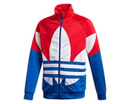 Adidas Big Trefoil Tt Sweatshirt - Scarlet/Team Royal Blue/White, 1112