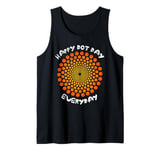 Kids Happy Dot-Day Everyday Polka-Dot Mandala Distressed Art Tank Top