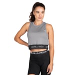 Gorilla Wear Colby Cropped Tank Top Grey  S