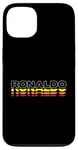 Coque pour iPhone 13 Ronaldo Prénom amusant vintage coucher de soleil Ronaldo