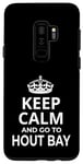Coque pour Galaxy S9+ Hout Bay Souvenirs / Inscription « Keep Calm And Go To Hout Bay ! »