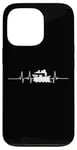 Coque pour iPhone 13 Pro Train Heartbeat Locomotive Chemin de fer Vapeur Modèle Train