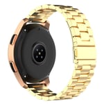 20 mm Samsung Galaxy Watch Active / Garmin Vivoactive 3 klockarmband i rostfritt stål - Guld