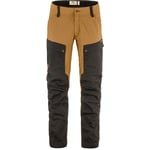 Fjällräven Keb Trousers Men Regular herrbyxor Dark Grey/Buckwheat Brown-030- 52 - Fri frakt