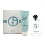 Giorgio Armani Acqua di Gioia Eau de Parfum 100ml Spray + 75ml B/L Gift Set New