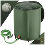 tectake® Récupérateur Eau de Pluie Pliable Réservoir d'eau Cuve Eau de Pluie Filtre en Filet Inoxydable Résistant aux Intempéries pour Arrosage Jardin Potager Plantes Arrosage Gazon - 200 litres