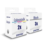 5x Eco Cartridge 3+2 for Kodak ESP-5210 ESP-5 ESP-7 ESP-7250 ESP-5250