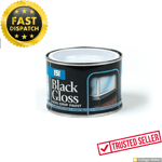 Non-Drip Black Gloss Paint Hard Drying High Build 151 Coatings 180ml