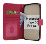 New Standcase Wallet Motorola Edge 50 Pro 5G (Hotpink)