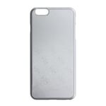 COQUE ALUMINIUM GUESS POUR APPLE IPHONE 6 PLUS 6S PLUS GRIS SILVER ARGENT