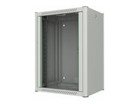 Lanview By Logon - Rack Skap - 60 X 45, Pro - Veggmonterbar - Hvit, Ral 7035 - 16U - 19"