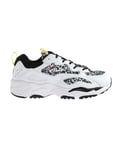 Fila Ray Tracer Womens White/Black Trainers - Multicolour - Size UK 6.5