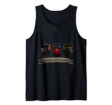 Three wise monkeys- no see no hear no speak - SWAG Tank Top