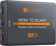 Neoteck Aluminum 4K HDMI to SCART Converter Composite HD Video Stereo Audio HDMI