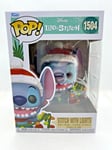 Funko Pop Vinyl Disney Stitch with Lights 1504 Christmas Santa Costume Lilo NEW