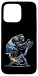 iPhone 15 Pro Max Gorilla on Exercise Bike Gym Fitness Workout Training Case