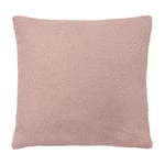 furn. Malham Shearling Fleece Square Cushion Cover - Pink - One Size