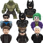 8 kpl Justice League Batman Superman Flash Wonder Woman Martian Manhunter Vihreä Lyhty Block Mini miesfiguuri