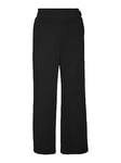 Vero Moda Pantalon Large Vmlivanaya HR Noos, Noir, S / 30L Femme