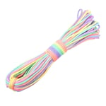 CAMPINGSKY-Corde parachute arc-en-ciel 550 nylon,lanière d'escalade en plein air,outil de camping - Type light rainbow-100feet