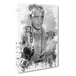 Humphrey Bogart V3 Canvas Print for Living Room Bedroom Home Office Décor, Wall Art Picture Ready to Hang, 30 x 20 Inch (76 x 50 cm)