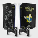 Sticker Pour La Ps5 Vault, Autocollant Pour La Ps5, Console Et Manette, Edition Standard Digitale, Skin Wasteland Pour La Ps5 (2 Manettes)