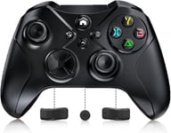 Manette Sans Fil Pour Pc Avec Gyroscope 6 Axes/Jack Audio 3,5 Mm/Vibration/Turbo Compatible Avec Android/Ios/Pc Windows 7/8/10/11-Noir