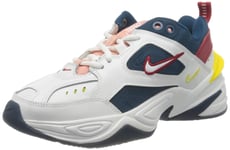 Nike M2k Tekno, Chaussures d'Athlétisme Femme, Multicolore (Blue Force/Summit White/Chrome Yellow 402), 40.5 EU