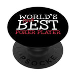 Deuxième meilleur joueur de poker du monde Texas Holdem Player Poker PopSockets PopGrip Adhésif