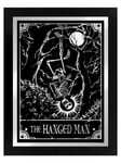 Framed Deadly Tarot - The Hanged Man Mirrored Tin Sign