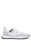 BOSS Mens Jonah Runn Running-Style Trainers with EVA-Rubber Outsole Size 6 White