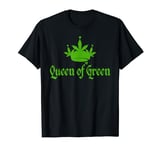 St Patricks Marijuana Shirt Queen Of Green Weed Cannabis T-Shirt